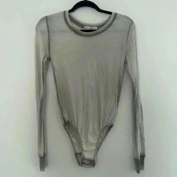 NWT Wildfox Margot C Long sleeve Bodysuit - Picture 1 of 5